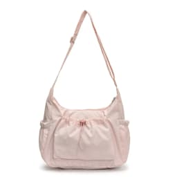 Sweet Korean Style Nylon Shoulder Bag Pleated Handbag Crossbody Bag Lightweight Tote Bag Drawstring Bag Outdoor