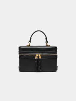 Fashionable versatile box bag brown one shoulder trendy hand-held hard fashionable small square bag