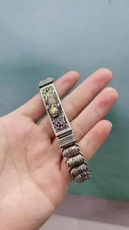 Factory Price S925 Sterling Silver Retro Lucky Pixiu Man Bracelet Thick Style Domineering Trend Personality Jewelry Gift