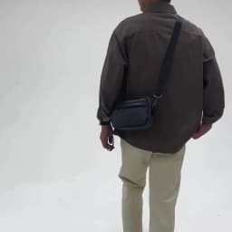 Casual Lightweight Business Shoulder Bags for Men PU Leather Messenger Bag Comfortable Wide Strap Crossbody Bags Designer Male