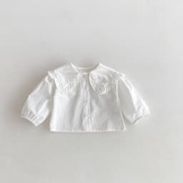 New Stylish and Fashionable Spring and Autumn Baby Shirt for Infants and Toddlers, Long-Sleeved Shirt with a Large Lapel