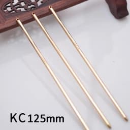10 pcs Hair Sticks Metal Hair Pins Blank 125mm Long Rod Base for Jewelry Making Wedding Bridal Hair Accessories DIY Components
