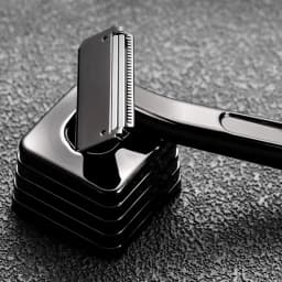 Twin Blade Safety Razor Old-Fashioned Metal Half Guard Blade Design for Men's Body Shaving Safety Razor Includes Matching Stand