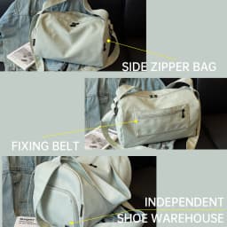 Sports Fitness Bag for Women, Wet and Dry Separation Swimming Bag, Large Capacity Portable Short-Distance Travel Bag, Luggage St