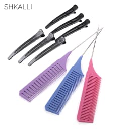 Professional Hair Dye Highlighting Comb & Set - Efficient Split-Tooth Design, Non-Slip Grip, Premium Styling Tools