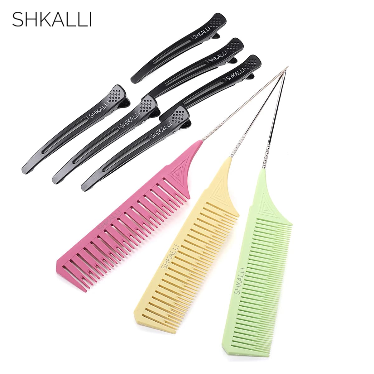 Professional Hair Dye Highlighting Comb & Set - Efficient Split-Tooth Design, Non-Slip Grip, Premium Styling Tools