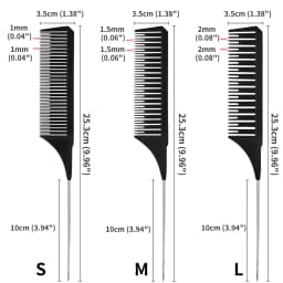 Professional Hair Dye Highlighting Comb & Set - Efficient Split-Tooth Design, Non-Slip Grip, Premium Styling Tools