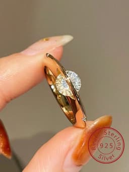 925 Sterling Silver Personalized Planet Around Advanced Zircon Ring For Women Wedding Party Daily High Quality Fine Jewelry