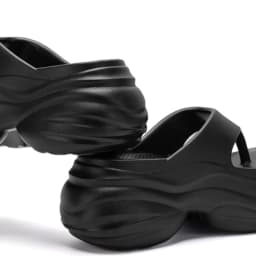 Women's Clip Toe Platform Flip Flops Summer Lightweight Soft Sole EVA Slippers for Women Thick Sole Non Slip Beach Shoes Slides