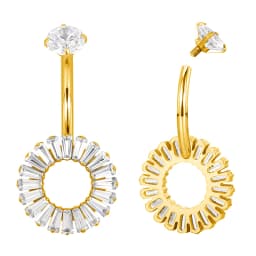 ASTM F136 Titanium Navel Ring PIERC Belly Navel Rings Zircon Paved Top Threaded Piercing Belly Button Ring Factory Body Jewelr