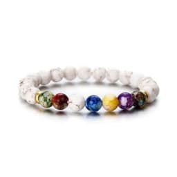 EVISPOL New 7 Chakra Treatment Men Bracelet Yoga Stone Adjustable Beads Bracelet Meditation Relaxation Anxiety Women's Bracele