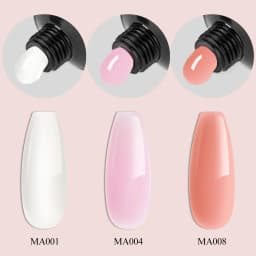 10pcs 20ml Extension Nail Gel Polish Set Acrylic Crystal Building Full Polygel For Nails Kit UV Varnish Nail Art Manicure Kit