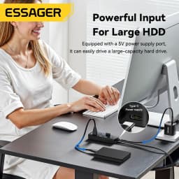 Essager 7 Ports USB HUB 3.0 High Speed Multi USB 3.0 Splitter Type c USB 2.0 Expander Power Adapter For PC Computer