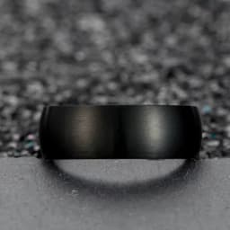 Black Solid Simple Vintage Rings Classic Men Stainless Steel Rings Matte Men Engagement Wedding Bands Jewelry Gift Wholesale