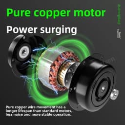 Exhaust Fan Home Mute Duct Fan Bathroom Exhaust Fan Ventilation Kitchen Bathroom Wall Mounted Pure Copper Motor