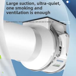 Exhaust Fan Home Mute Duct Fan Bathroom Exhaust Fan Ventilation Kitchen Bathroom Wall Mounted Pure Copper Motor