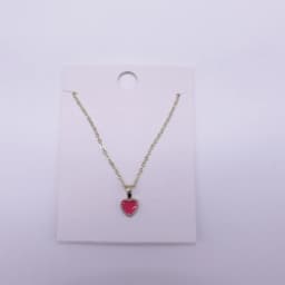 Minimalist Versatile Cute Heart Pendant Necklace Chain Chokers for Kids Girls Birthday Gift