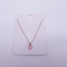 Minimalist Versatile Cute Heart Pendant Necklace Chain Chokers for Kids Girls Birthday Gift