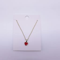 Minimalist Versatile Cute Heart Pendant Necklace Chain Chokers for Kids Girls Birthday Gift