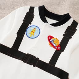 Newborn Baby Boy Long sleeves clothing 0-18 Months one-piece White cotton fashion for Astronaut Print Infant Casual Jumpsuit