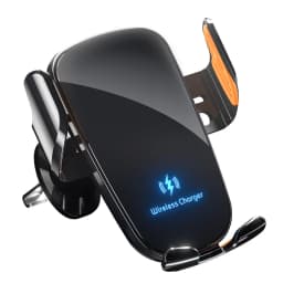 15W Car Wireless Charger 360° Rotation Air Vent Cellphone Bracket For iPhone 16 15 14 13 12 Samsung Xiaomi Fast Charging Station
