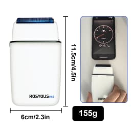 ROSYOUS RS620 Professional Shaver 10000RPM Double Foil for Men Beard Trimmer Professional Hair Cutting Machine