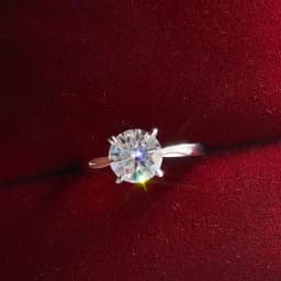 2 Carat Colorful Moissanite Rings D Color VVS Original Sterling Silver 925 Jewelry For Women Wedding Bands with Free Certificate