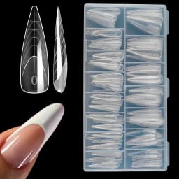150pcs French Line Nail Form Insert Capsule Ongle Reverse Popits Dual Top Form Extended Nail Dual Form Tips for Salon