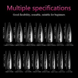 150pcs French Line Nail Form Insert Capsule Ongle Reverse Popits Dual Top Form Extended Nail Dual Form Tips for Salon