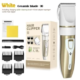 Professional Electric Hair Clipper Set, Low-Noise Long-Lasting Hair Trimmer, USB Rechargeable Grooming Kit for Home Use