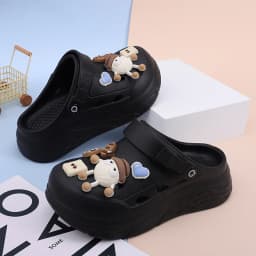 Platform Slippers Summer Women's Sandals 6cm  Ladies Outdoor Clogs Thick Street Beach Slides Girls Flip Flops Garden Shoes