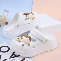 Platform Slippers Summer Women's Sandals 6cm  Ladies Outdoor Clogs Thick Street Beach Slides Girls Flip Flops Garden Shoes