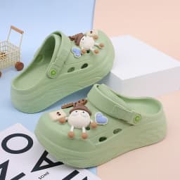 Platform Slippers Summer Women's Sandals 6cm  Ladies Outdoor Clogs Thick Street Beach Slides Girls Flip Flops Garden Shoes