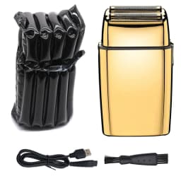 Cordless Metal Rechargeable Hair & Beard Electric Shaver For Men Powerful Electric Razor Head Bald Shaving Machine Wet Dry