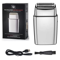 Cordless Metal Rechargeable Hair & Beard Electric Shaver For Men Powerful Electric Razor Head Bald Shaving Machine Wet Dry