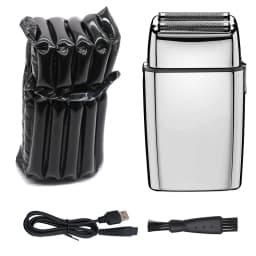 Cordless Metal Rechargeable Hair & Beard Electric Shaver For Men Powerful Electric Razor Head Bald Shaving Machine Wet Dry