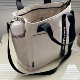 New Casual Tote Large Capacity Shoulder Bag Nylon Waterproof Canvas Handbag Simple Fashion Messenger Bags for Schoolgirl