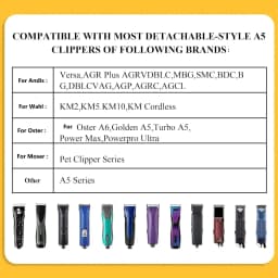 7FC/5FC/10/15/30/40/3-3/4FC Replacement Ceramic Blade For Andis AGC,BDC,BGC,MBG /Oster A5,Classic 76/Wahl KM Dog Pet Clippers