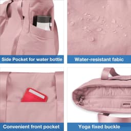 Women Travel Tote Bag University Laptop Travel Tote diaper Gym Yoga Bag Shoulder Bag Yoga Mat Buckle for Sports College Work