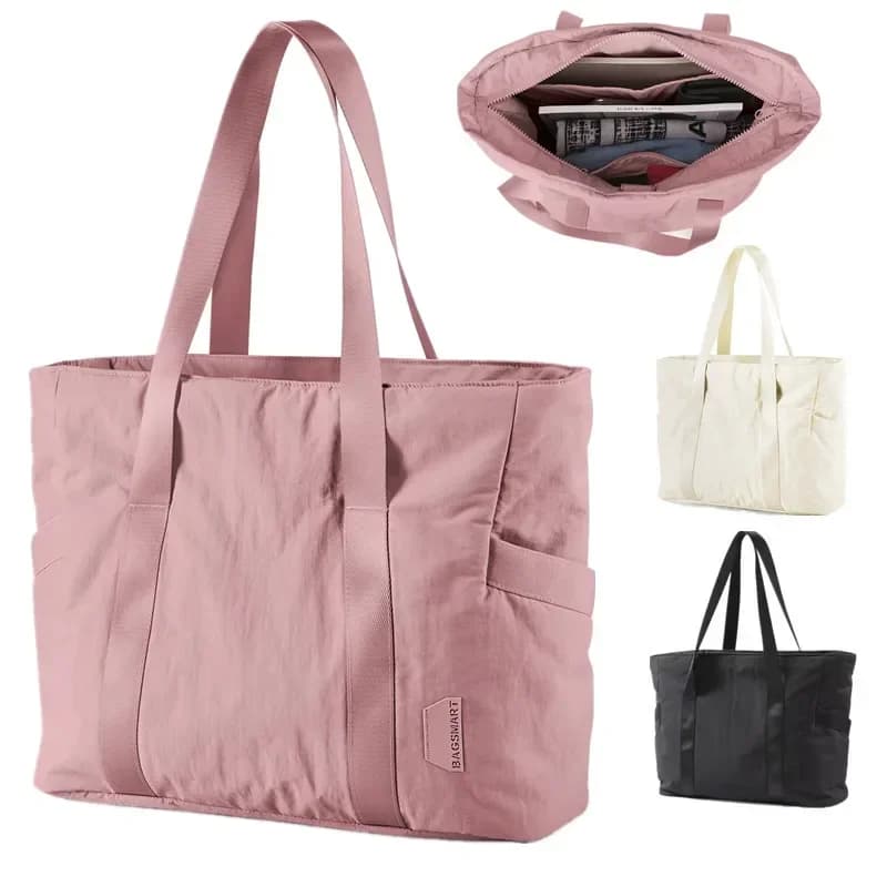 Women Travel Tote Bag University Laptop Travel Tote diaper Gym Yoga Bag Shoulder Bag Yoga Mat Buckle for Sports College Work