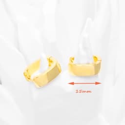 Angular Shape Creole Hinged Hoop Earrings,Europe Fine Jewelry For Women Men Trendy Gift In 925 Sterling Silver
