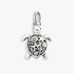 Adjustable 925 Sterling Silver Vintage Pendants Sea Turtle Animal Series Charms Beads Fit Original Bracelet Necklace DIY Jewelry