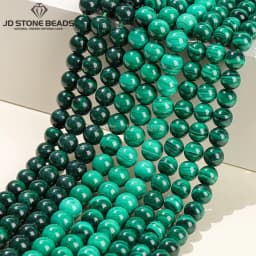 4 6 8 10 12mm Natural Green Malachite Beads Round Loose Spacer Gemstone Bead For Jewelry Making DIY Necklace Bracelet Accessory