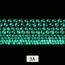 4 6 8 10 12mm Natural Green Malachite Beads Round Loose Spacer Gemstone Bead For Jewelry Making DIY Necklace Bracelet Accessory