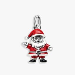 Adjustable 925 Sterling Silver Vintage Pendants Santa Claus Charms Beads Fit Original Bracelet Necklace DIY Jewelry For Women