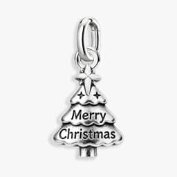 Adjustable 925 Sterling Silver Vintage Pendants Santa Claus Charms Beads Fit Original Bracelet Necklace DIY Jewelry For Women