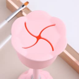 360° Rotating for Nail Polish Holder Stand with Anti-Spill Tilted Design Ergonomic Grip, Portable Desktop Storage for Nail Paint