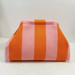 Woven Crochet Handbags for Women Summer Beach Clutch Bag Purses Knitting Dumpling Clutch Ruched Cute Cloud Casual Colorblock Bag