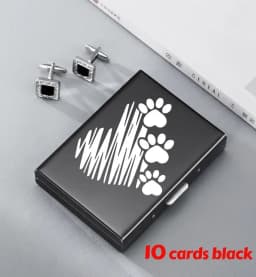Horse Head Anti-Scan RFID 10 Cards Aluminum Metal Credit Card Holder Blocking Wallet Case Business Card Protection Hold