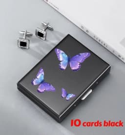 Horse Head Anti-Scan RFID 10 Cards Aluminum Metal Credit Card Holder Blocking Wallet Case Business Card Protection Hold